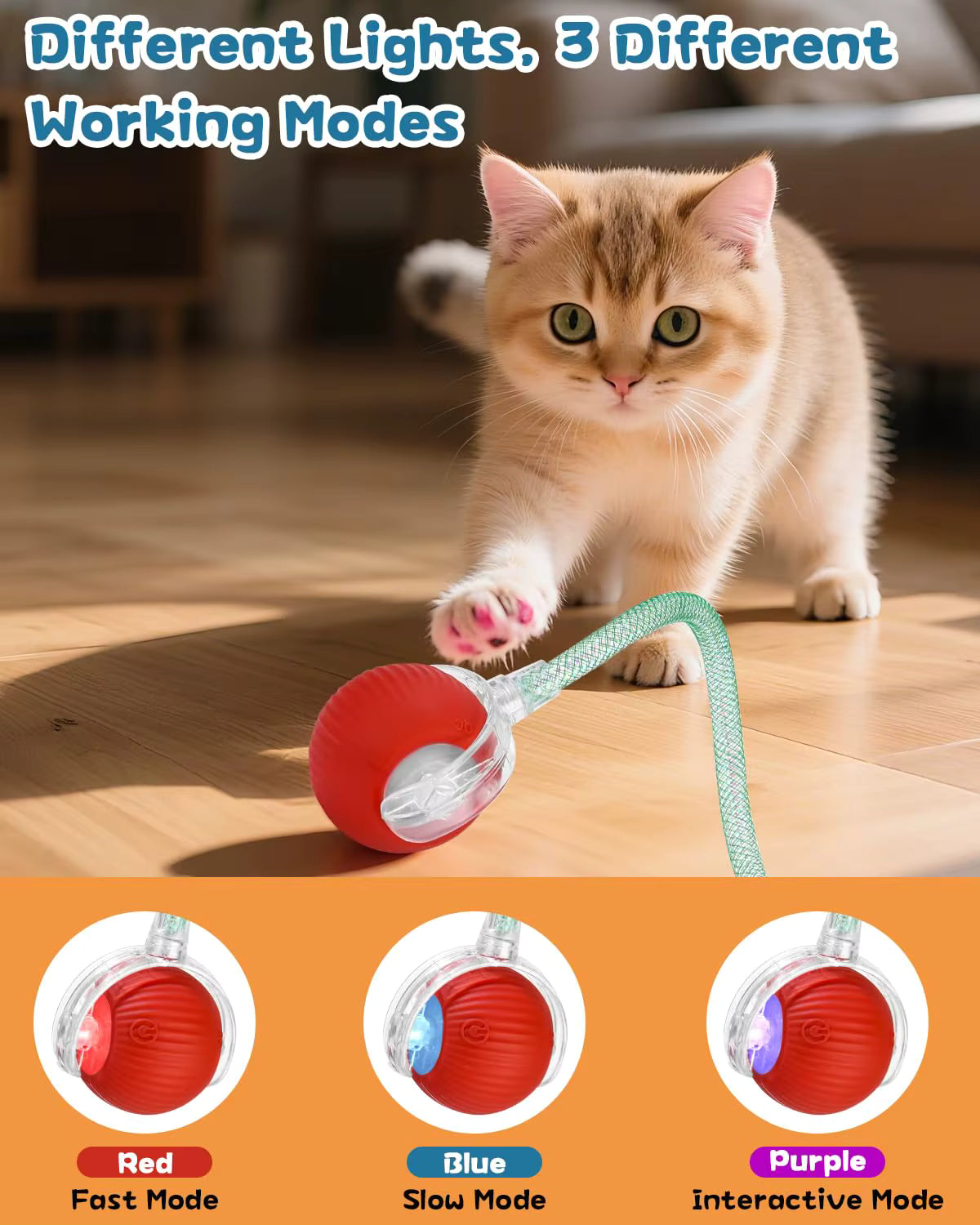 PlayPro Auto Rolling Smart Pet Ball