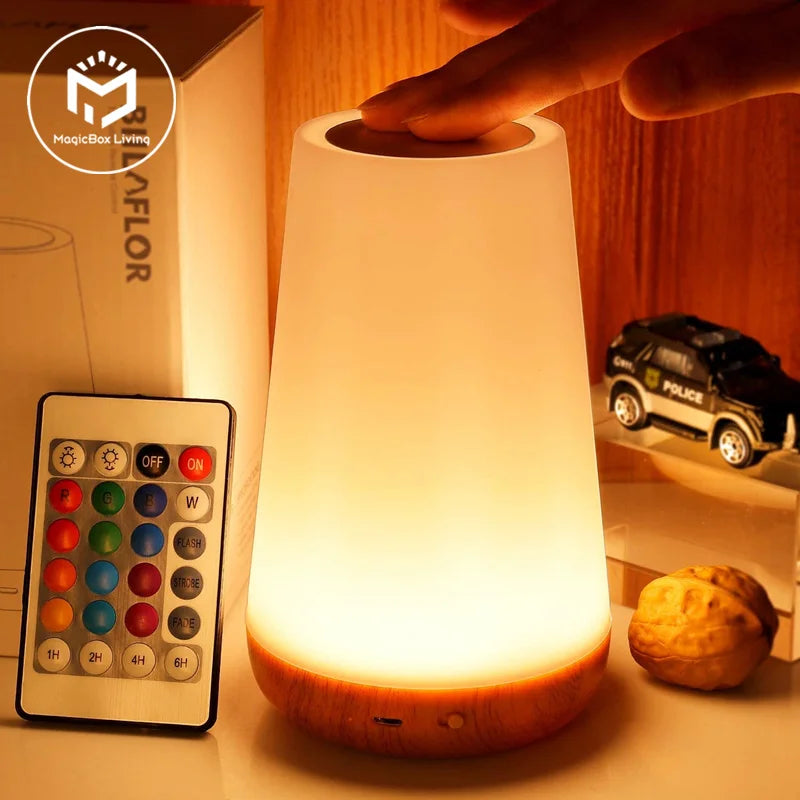 MoodGlow Rechargeable Touch Night Lamp