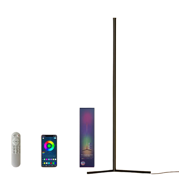 MoodGlow RGB Corner Floor Lamp 150cm