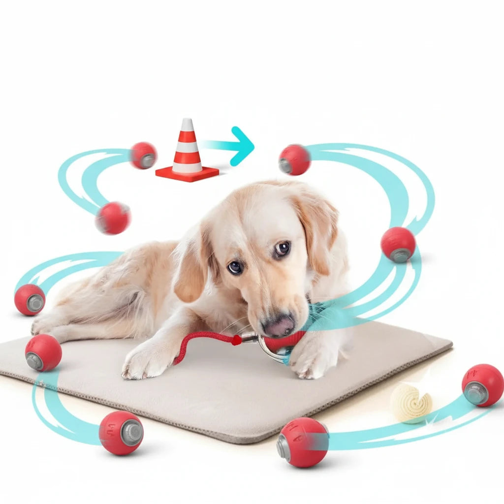 PlayPro Auto Rolling Smart Pet Ball