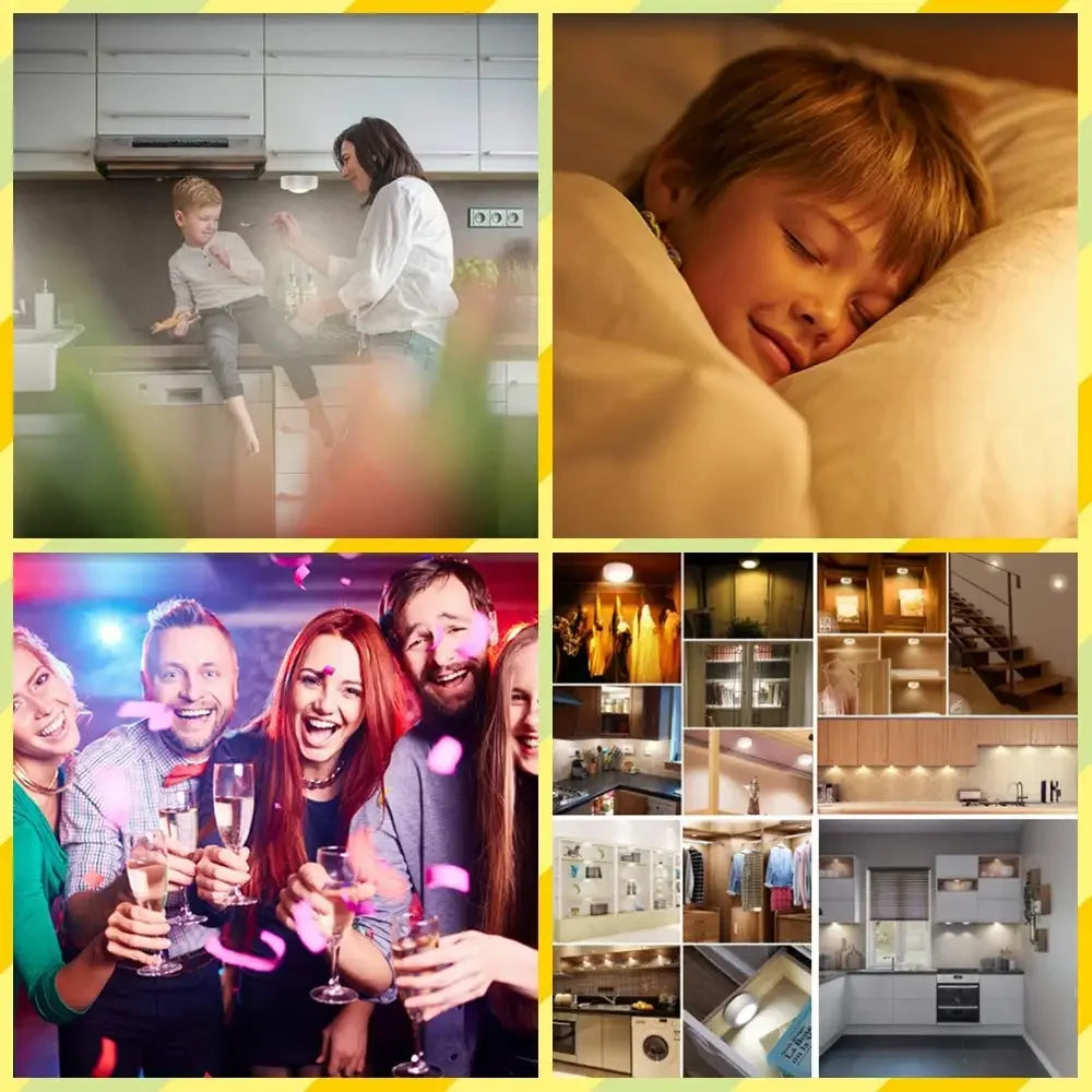 Color Change LED Puck Lights